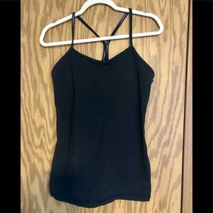 Lululemon, Black Tank top with built in bra